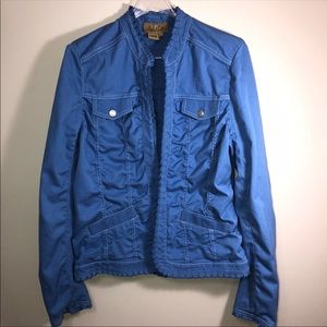 Peck & Peck Weekend Blue Jacket Size 12